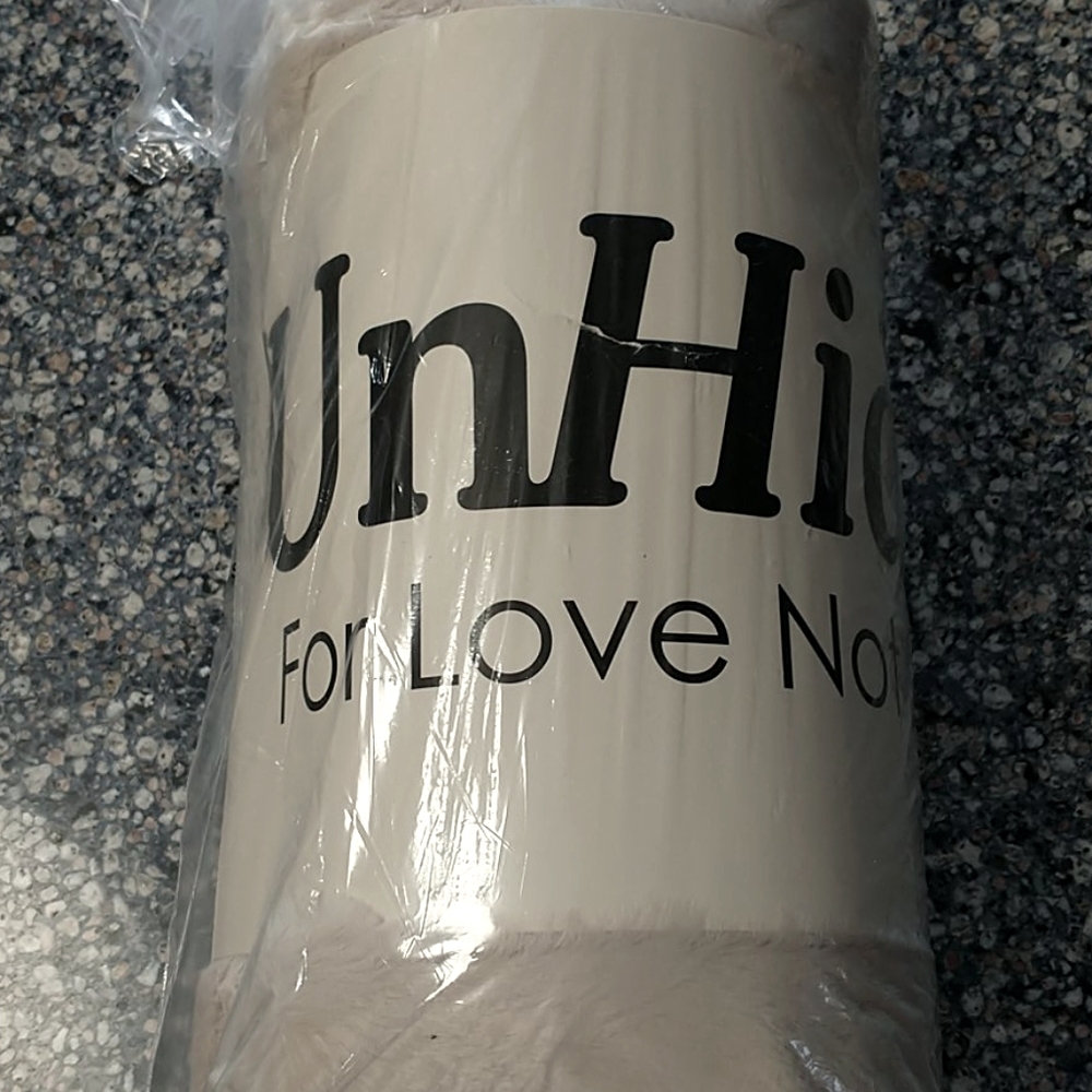 Unhide Little Marshmallow cream throw blanket